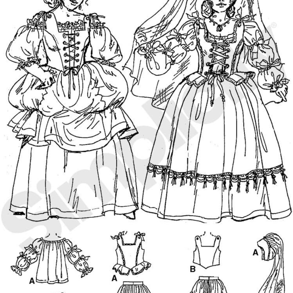 Simplicity Renaissance Costume Collection - Picture 8 of 8
